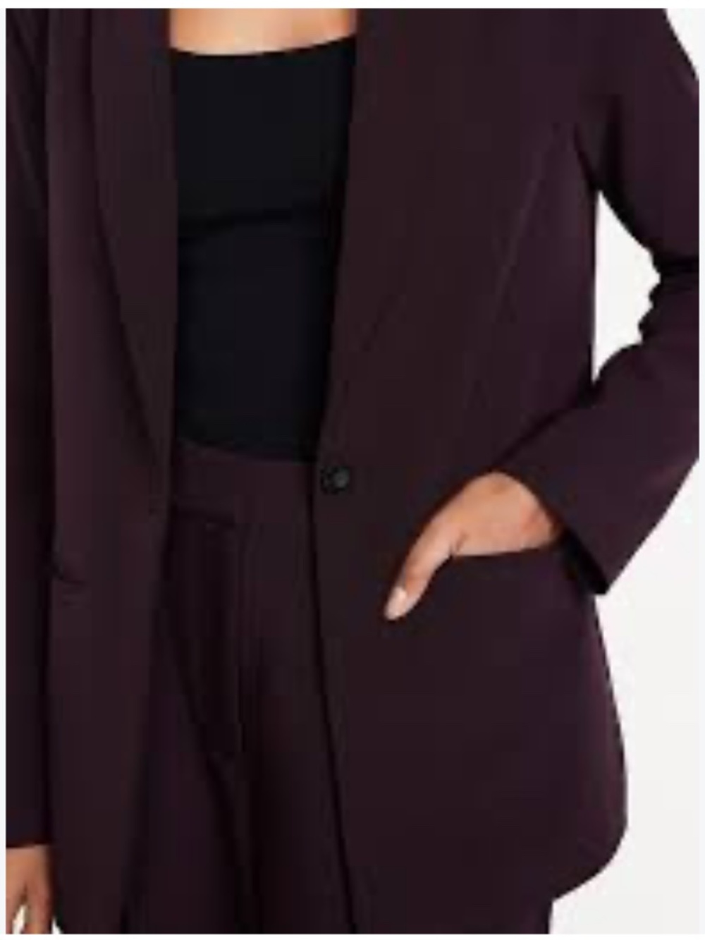 Old Navy Classic Double-Weave Blazer Boxwood Small Business Casual Minimalist
